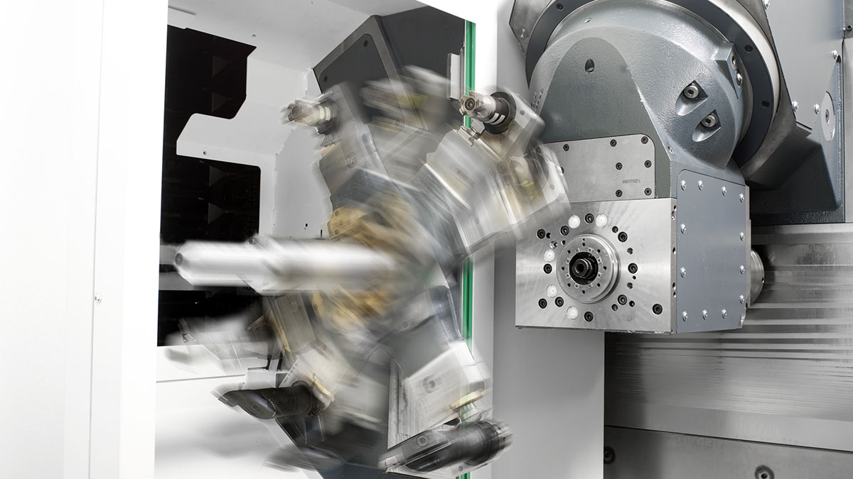 5-axis milling/turning machining centres C: Tool management