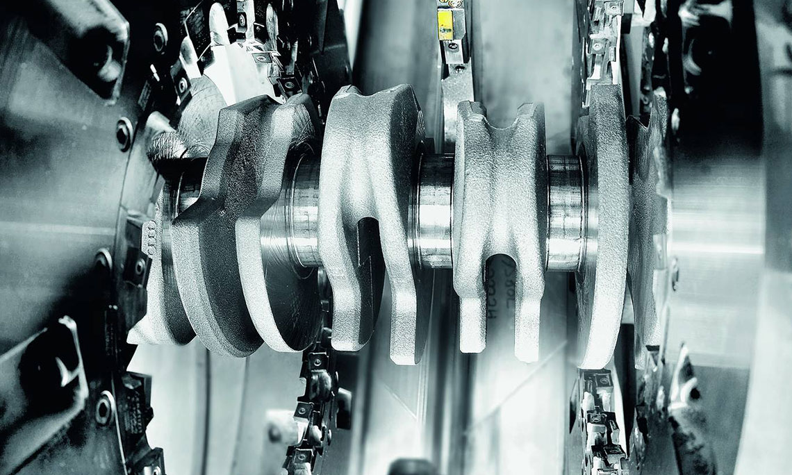 Crankshaft production systems RFK: Internal milling
