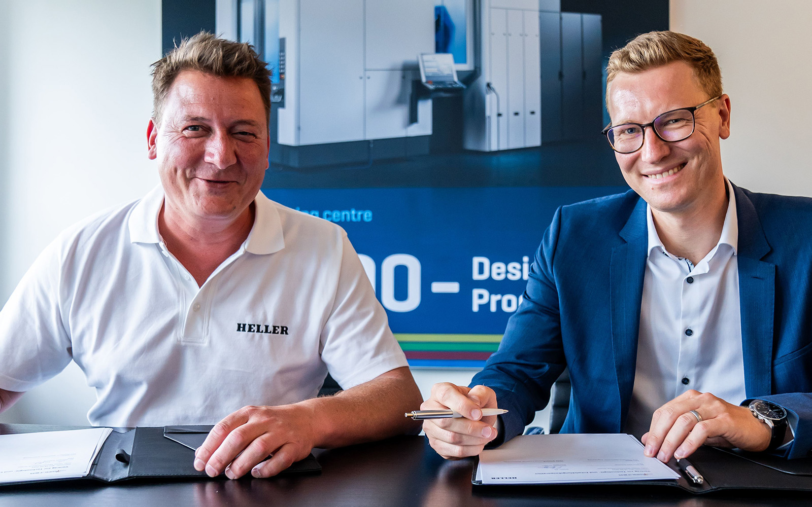 
                
                    Walter and HELLER sign partnership agreement
                
            
