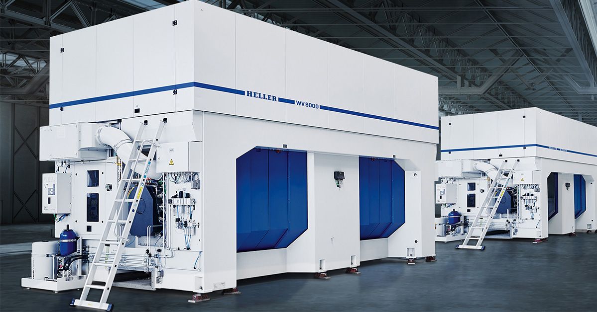 Bearbeitungszentrum für Strukturbauteile WV 8000 | HELLER